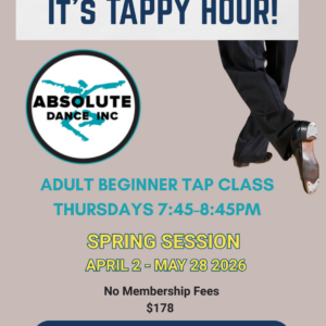 Adult Tap Beginner - Spring Session