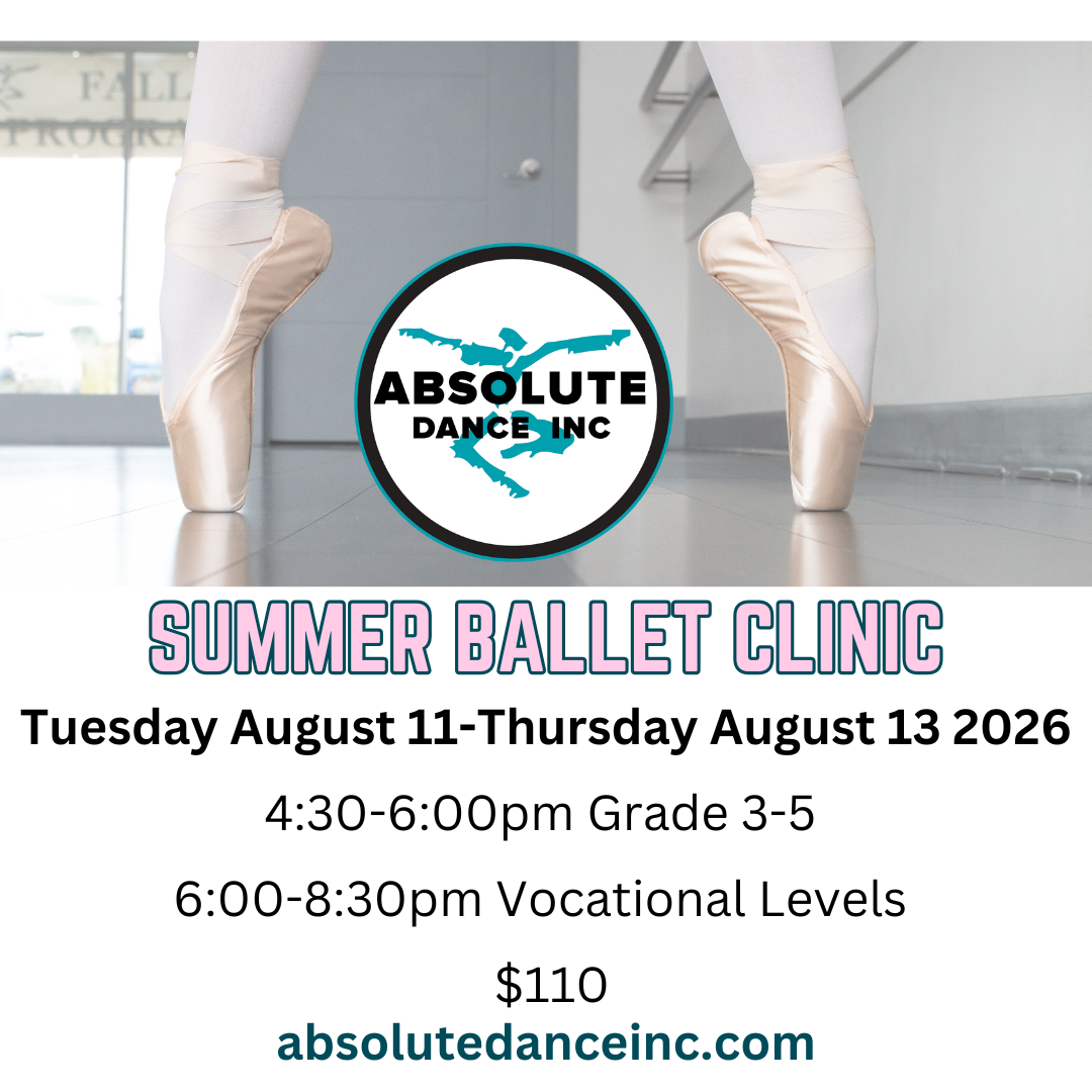 Summer Ballet Clinic - Tuesday August 11 - Thursday August 13