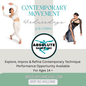Contemporary Movement (14 yrs + with experience)