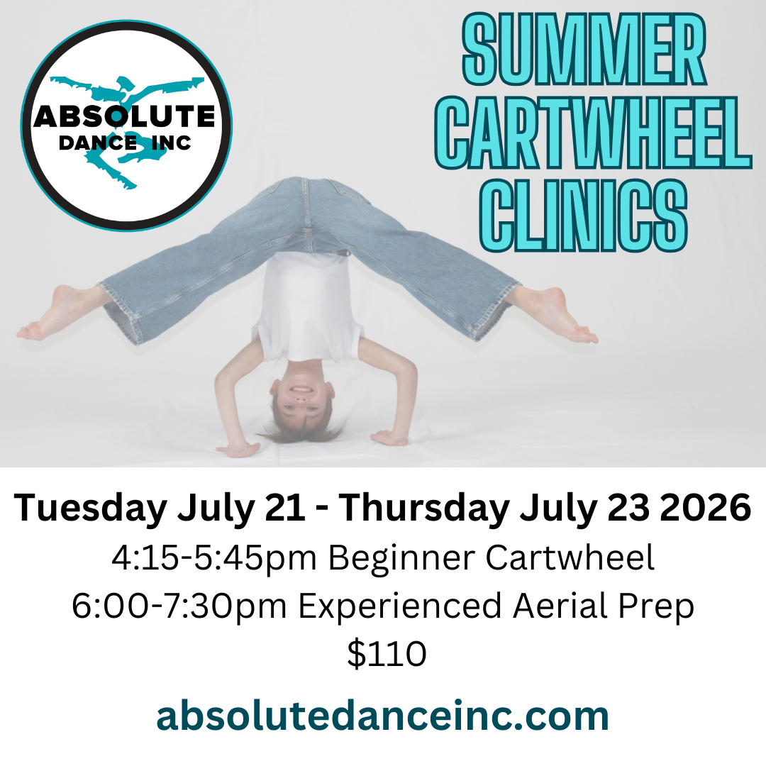Summer Cartwheel & Aerial Clinic - Tuesday July 21 - Thursday July 23