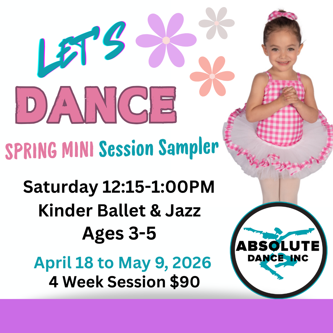 Kinderdance Ballet & Jazz (3-5 yrs) Spring Session